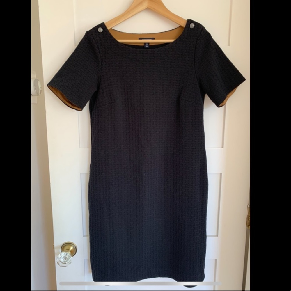 Lands’ End black shift dress. Size small